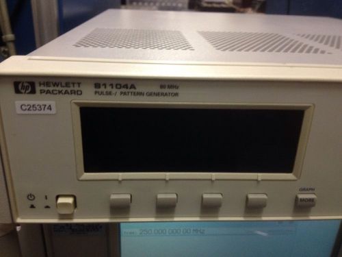Hewlett Packard 81104A Pulse-/Pattern Generator w/ 81105A Module
