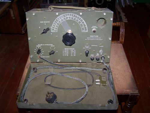 Vintage1950 US Army, National Elec. I-72-L Signal Generator, Ham Radio Tester