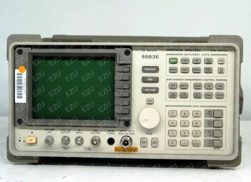 Agilent 8563e portable spectrum analyzer, 9 khz to 26.5 ghz (no option) for sale