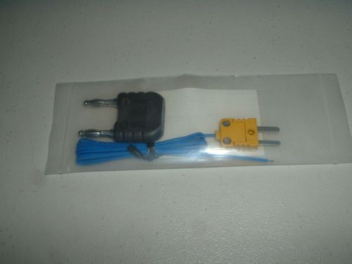 Wavetek thermocouple bead probe with dmm adapter, nib for sale