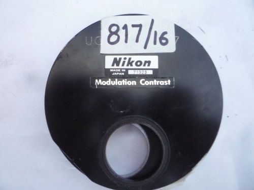 Nikon tv relay lens, modular contrast disc, and more lot of 3 (item # 817abc/16) for sale