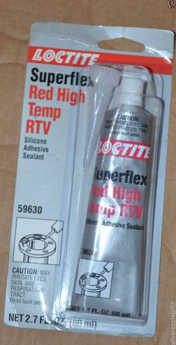 Loctite 59630 2.7 oz Superflex Red High Temp RTV Silicone Adhesive Sealant