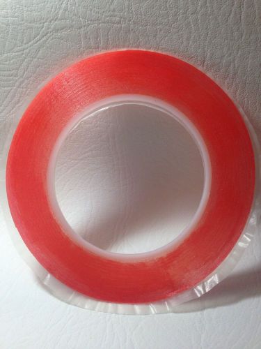 DOUBLE SIDED RED TAPE 2MM x 984&#034; INCHES SUPER ADHESIVE FOR PHONE &amp; TABLET REPAIR