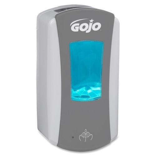 Gojo ltx-12 gray/white high-capacity soap dispenser - 0.41 fl oz- gray,white for sale