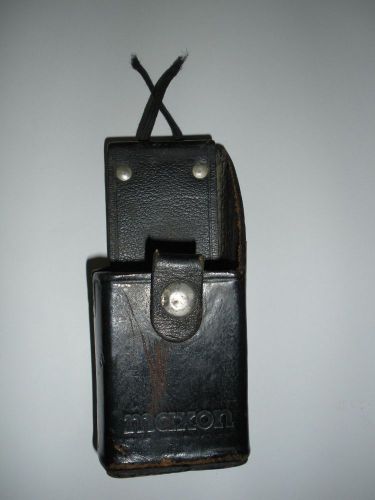 Vintage Maxon Leather Holster for Two-Way Ham RadioVHF/UHF/FM Police Band Duty