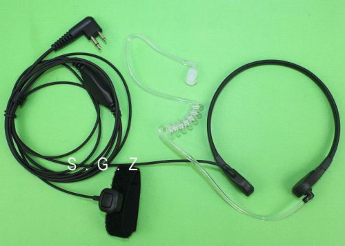 High quality throat mic earpiece/headset motorola radio dtr550/dtr650/dtr4 bc130 for sale