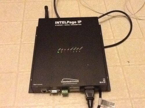 Intelpage IP Paging transmitter local area paging system powers on sold as is