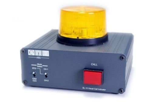 ASG SL-10 INTERCOM VISUAL CALL INDICATOR FOR RTS AND CLEARCOM WIRED SYSTEMS