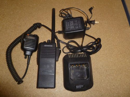 Working kenwood tk-190 tk-190-2 30-50 mhz low band two way radio with charger a for sale