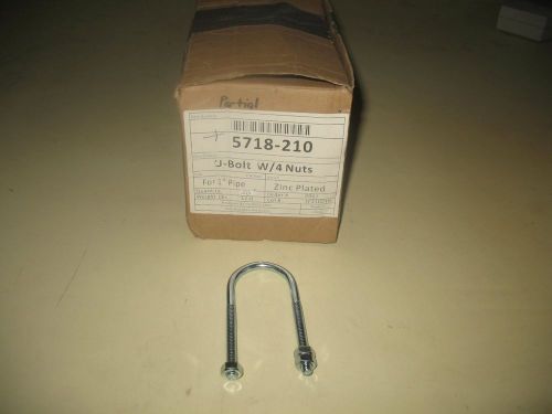 U-bolt 1/4&#034;-20 for 3/4&#039;pipe zink (box of 50) w/4 nuts each for sale