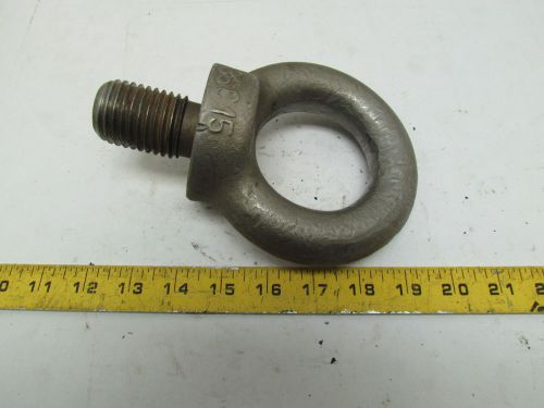 Eye bolt lifting w/shoulder drop forge carbon steel m36x44mm 53mm shank used for sale