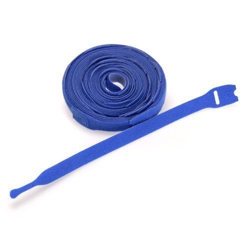 Leviton 43112-12L 12-inch Recloseable Velcro Tie Wrap (25 Per Pack) Blue