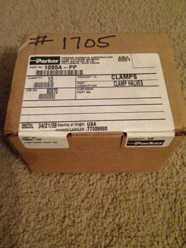 New In Box Parker 1095A-PP (Pack of 10) 1095APP Clamp Halves