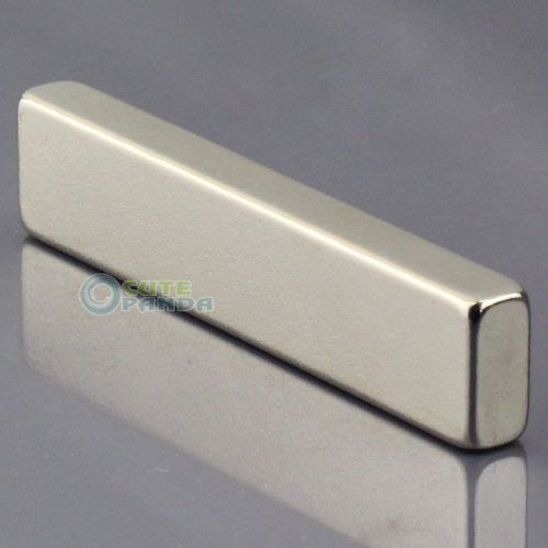 1 N50 Strong Strip Block Cuboid Magnet 50mm x 10mm x 5mm Rare Earth Neodymium