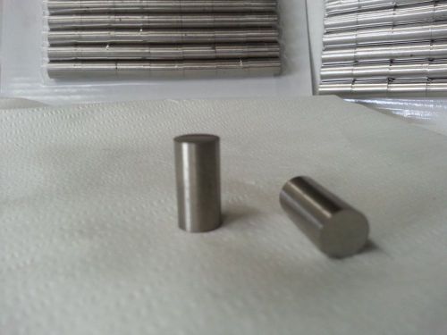 Alnico 5 magnet round bar 16 each 3/8&#034;dia x 3/4&#034; New item Precision ground
