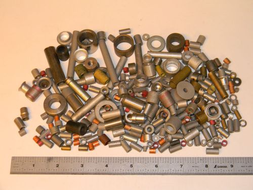 Aircraft-industrial hardware, spacers, bushings, bearings, lot of over 300 pcs. for sale
