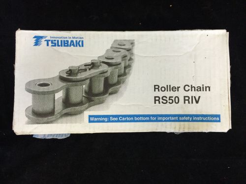 Tsubaki RS50-RIV Roller Chain 10 ft. NIB!