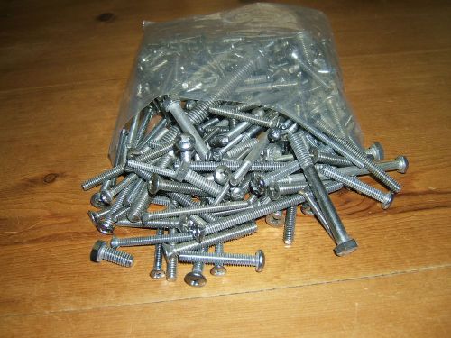 Stainless steel assorted bolts (machine screws) marine grade (5 lbs) for sale