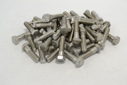 Lot 57 the f593g316 stainless hex cap screw standard 5/8 - 10 x 2-1/2 b248184 for sale
