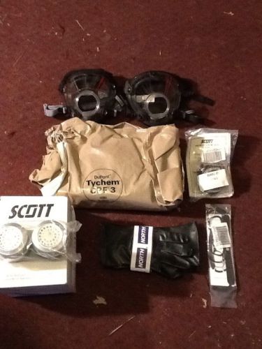 Firefighter / hazmat / ebola / prepper response scott masks and suits for sale