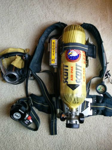 Scott air pak 4.5 - virtually unused, with mask for sale