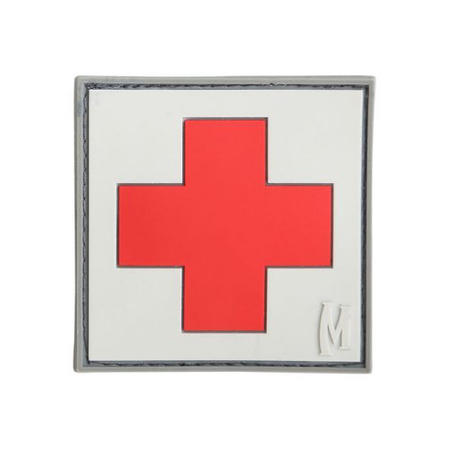 Maxpedition RUBBER PVC VELCRO . MEDIC PATCH .  /  2&#034; by 2&#034;  .  SWAT