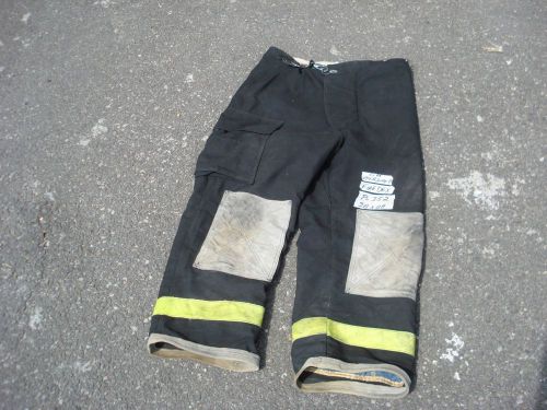 38x28 Pants Black Firefighter Turnout Bunker Fire Gear FIRE DEX.....P352