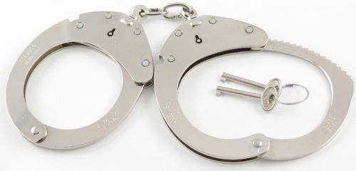 Clejuso Fine German Police Restraint M11A Regular Handcuffs Bondage New Cuffs!!!