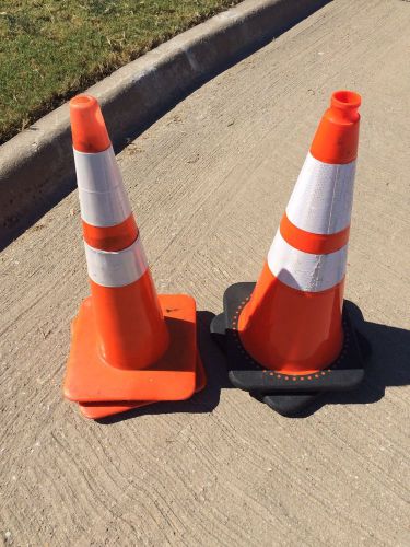 4 lot traffic cones 28&#034; tall 24&#034; tall for sale