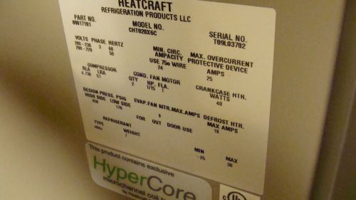 New Outdoor Extended Medium Temp 2hp Copeland Hermetic Condensing Unit 404a 3ph