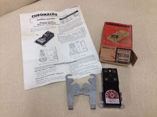 Vintage Chromalox R5135C Electric Water Heater Thermostat in Org Box