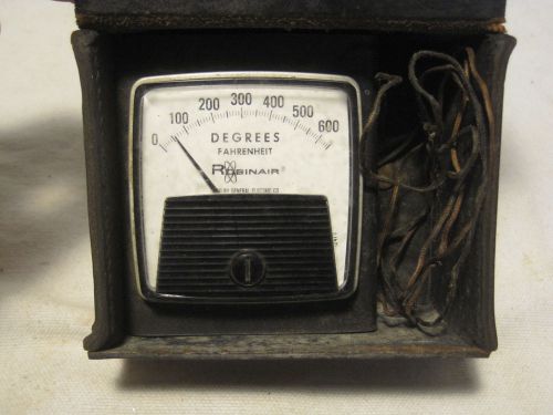 vintage ROBINAIR General Electric temperature Degrees Fahrenheit meter DW-91