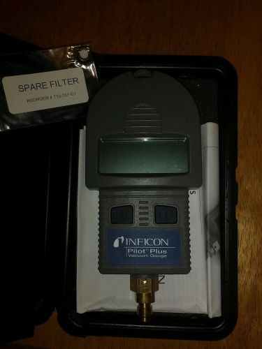 Inficon Pilot Plus Vacuum Gauge, with carrying case and 1 spare screen 2002 mode