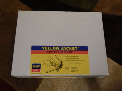 Yellow Jacket 60331 Ratcheting Tube Bender New In Box