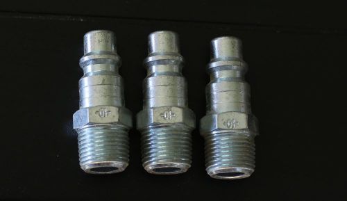 Three 3/8&#034; male air hose fittings