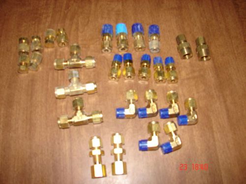 Brass Fitting alot of 28 1/4-3/8