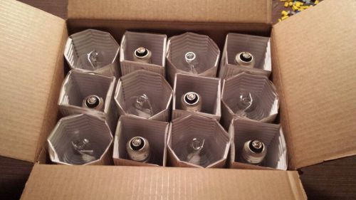 Box of 12 ge lighting mh400/u/ed28 400 watt standard metal halide bulbs nib for sale