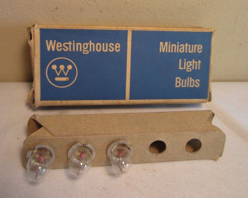 Box Of 3 Westinghouse PR-15 PR15 Miniature Light Bulb Lamps