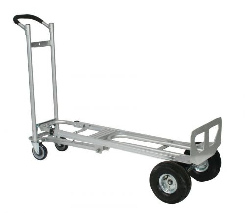 heavy duty platform dolly large folding  cart 3 position truck aluminum 4 wheals