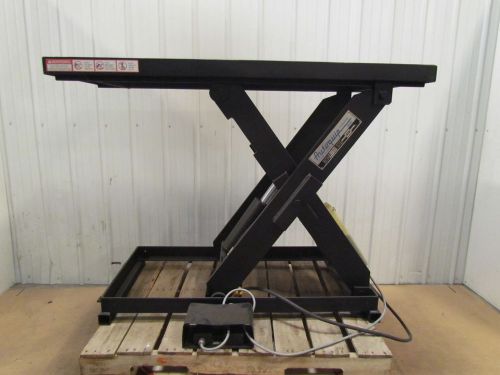 Autoquip 36S25 2500 Lb 60x24&#034; Scissor Lift Table 115V 1Ph Electric 44.5&#034; Height