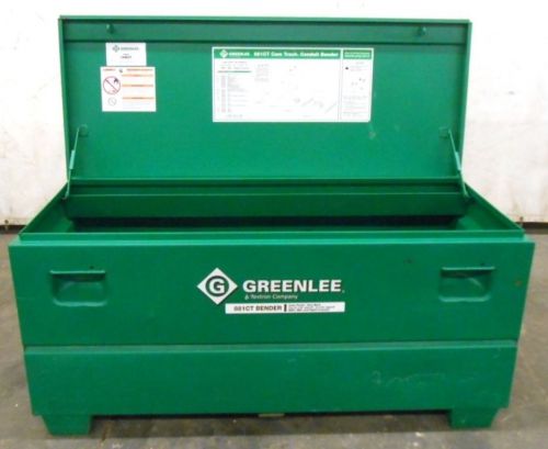GREENLEE, STORAGE CHEST, 2460, 20 CU-FT CAPACITY, WITH CASTER SET