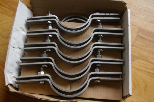 Box of 11 cooper b-line b3373-4 pln plain riser clamp - 4&#034; pipe - new for sale