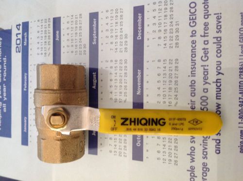3/4&#034; brass valve threaded by zhiqing for sale