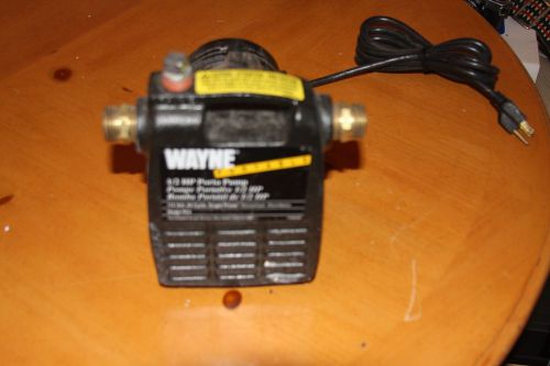 Used Wayne Portable PC4 1/2 HP Porta Pump Electric, Transfer