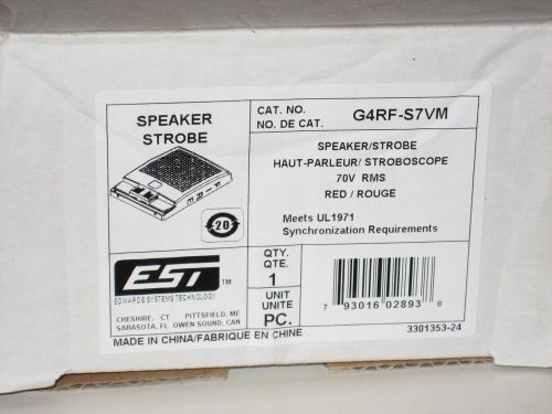 EST Edwards G4RF-S7VM 70V RMS Speaker Strobe CD
