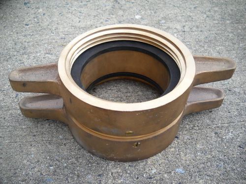 Watec 5&#034; brass fire hose coupling mil-c-52404 new for sale