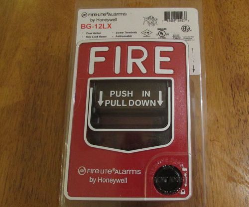 Honeywell firelite bg-12lx dual action addressable fire alarm pull station - nib for sale