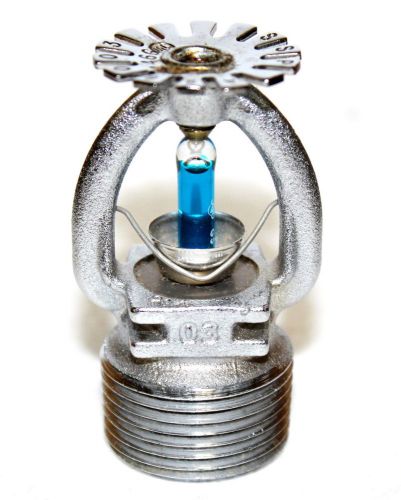 286*F Fire Sprinkler Head Standard Response Chrome Pendent, 3/4&#034; NPT K=8.0