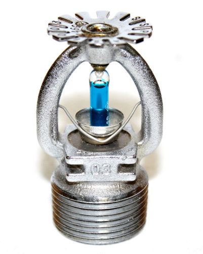 286*F Fire Sprinkler Head Standard Response Chrome Pendent, 3/4&#034; NPT K=8.0