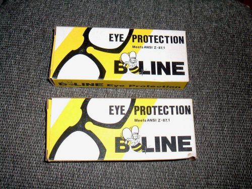2 NEW PAIR BEELING EYE PROTECTION SAFETY GLASSES IN BOX